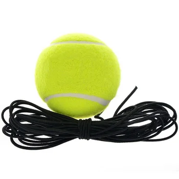 Теннисный тренажер для тренировки тенниса в помещении для одного человека с эластичным веревочным мячом, портативный теннисный тренажер для отскока мяча