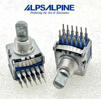 1 шт полосный переключатель ALPS Alpine SRBU двойной 2-полюсный 2-ступенчатый длина половинного вала 15 мм