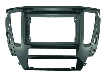 9-дюймовая рамка автомобильного радиоприемника для Mitsubishi Pajero sport 2016-2020 автомобильная панель Установка Рамки приборной панели dvd gps mp5