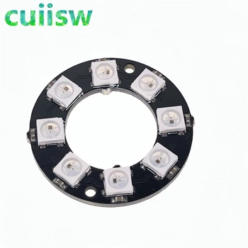 8-битное светодиодное кольцо RGB - 8 светодиодов WS2812 5050 RGB со встроенными драйверами, совместимый с cuiisw