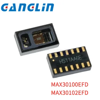 Датчик пульсиоксиметра SMD IC, 5 пьезоэлементов, MAX30100, MAX30102, MAX30100EFD + MAX30102EFD + OLGA-14