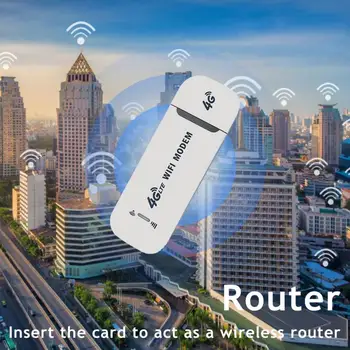 Беспроводной USB-ключ LTE, WiFi-роутер, мобильный широкополосный модем со скоростью 150 Мбит /с, Sim-карта, USB-адаптер, карманный маршрутизатор, сетевой адаптер