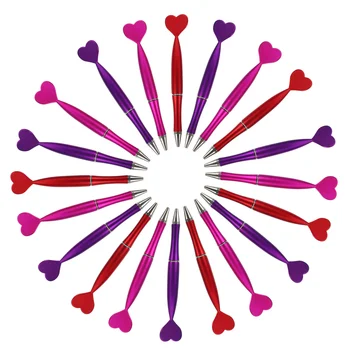 48 шт. шариковые ручки Многофункциональные вращающиеся ручки в форме сердца Подарок на День Святого Валентина