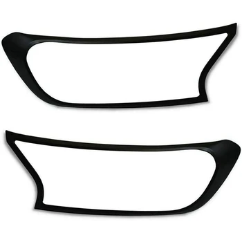 ABS Крышка фары, Матовые черные Декоративные фары головного света Для Ford Ranger 2015-2020 Автоаксессуары