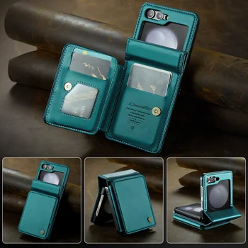 Оригинальный Чехол Для Мобильного Телефона CaseMe Samsung Z Flip 3 4 5 Слотов Для карт Кошелек Серии C22
