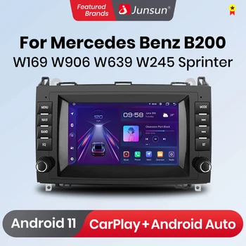 Junsun Android Авторадио для Mercedes Benz B200 Class Sprinter W906 Viano Vito W639 Carplay Автомобильный Мультимедийный GPS 2din авторадио