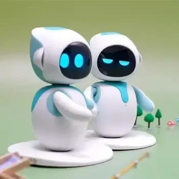 Умный робот Eilik Home Ai Интерактивные роботы, сопровождающие испанский голос, электронные игрушки, мини-настольные компьютеры, совместимые с Android Ios