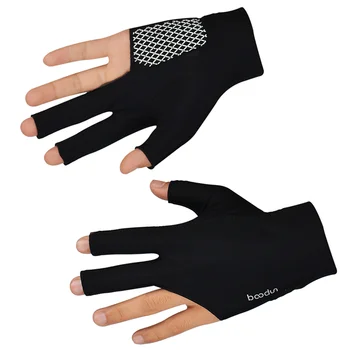 Бильярдная перчатка с 3 пальцами, антиэластичные стрелки, быстросохнущая дышащая перчатка для мужчин для бильярдной игры
