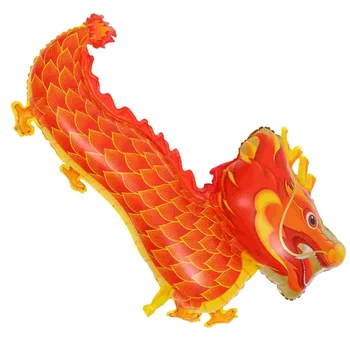 Декор из воздушных шаров с китайским драконом Макет Весеннего фестиваля Воздушный шар Новогоднее украшение из воздушных шаров