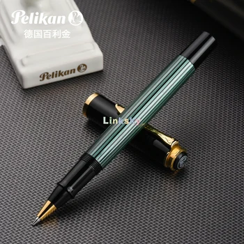 Шариковая ручка Pelikan Souveran R400, Черная, белая, синяя, высокопроизводительная Дифференциальная Поршневая система Наполнения, классическая Авторучка