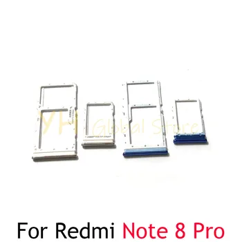 1 комплект для Xiaomi Redmi Note 8 Pro, слот для sim-карты, держатель лотка, запчасти для ремонта sim-карты