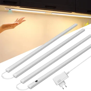 Светодиодные подкапотные светильники Датчик поворота руки Светодиодная лампа Cocina для кухни, спальни, ночника, шкафа, прикроватных ламп Luminaria Lighting
