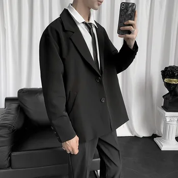 7627-T -Новый мужской хлопчатобумажный костюм на заказ с короткими рукавами, мужской свободный костюм на заказ