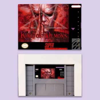 Экшн-игры King of Demons для 16-разрядных игровых консолей SNES США NTSC или EUR PAL с картриджем