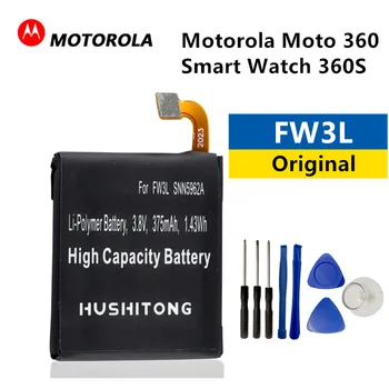 FW3L Оригинальный 360 Sport 360SP Аккумулятор Для Motorola Moto 360 Smart Watch 360S 375 мАч 46 ММ + Бесплатные Инструменты