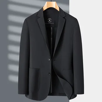 L-Новый китайский пиджак Zhongshan, весенний черный мужской и женский костюм продвинутого стиля для отдыха, маленький костюм в западном стиле