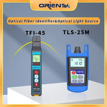 Встроенный измеритель оптической мощности FTTH Orientek High Quality Identificador De Fibra Ativa TFI-45 И Оптический источник света VFL TLS-25M