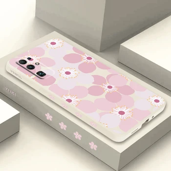Розовый чехол Для телефона Sakura Honor 30 30s 20 10 10I V40 V30 V20 V10 9X 8X70 4G 5G Lite Pro Силиконовый Чехол