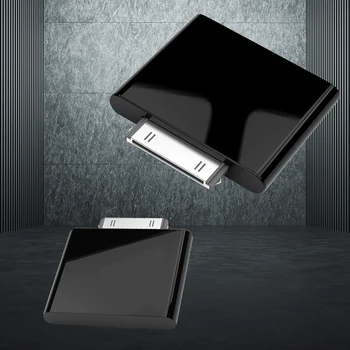 Аудиопередатчик 30pin 40mA, совместимый с Bluetooth, беспроводной аудиоадаптер, совместимый с Bluetooth для Ipod