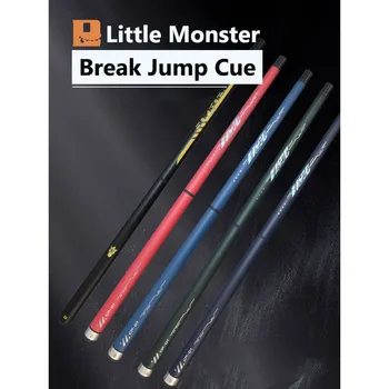 Новый бильярдный кий бренда Little Monsters Break Jump Cue Stick Размером наконечника 12,98 мм, стержень из углеродного волокна, гладкая ручка