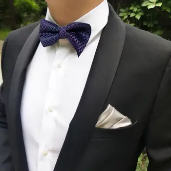 Мужской галстук, милый костюмный галстук, легкое украшение, модный двухслойный галстук-бабочка