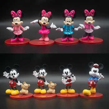 Disney's New Spot Goods 8 Базовых Микки Минни Микки Маус Дейзи Милая Красивая Игрушка Кукла Модель Торта Ручной Работы Декоративный Подарок