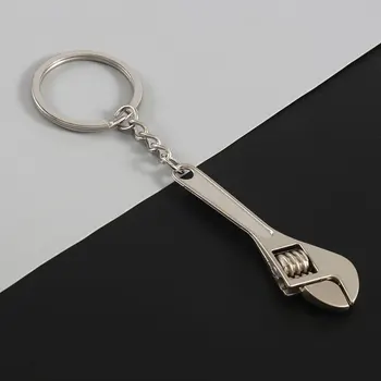 Мини-ключ-брелок Портативный автомобильный металлический Регулируемый Универсальный ключ для велосипеда, мотоцикла, инструментов для ремонта автомобилей, специального подарка для мужчин