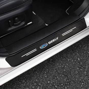 Geely Emgrand Bo Yue Vision X3X6 наклейки на порог автомобиля из углеродного волокна, наклейки на багажник автомобиля, защита от ударов, защита от царапин, автомобильные аксессуары