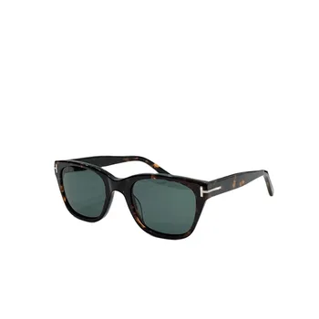 Tom Brand TF0237 Классические Квадратные поляризованные солнцезащитные очки в высококачественной ацетатной оправе, солнцезащитные очки для женщин и мужчин, солнцезащитные очки для вождения на открытом воздухе
