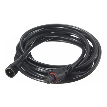 Удлинительный кабель с шипами, 2/3 / 4pin, 22AWG, Износостойкий Портативный Низкочастотный Универсальный для солнечных прожекторов, Водонепроницаемый шнур