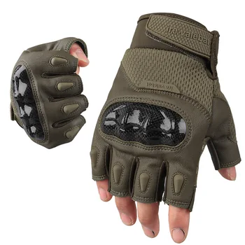 Защитные тактические перчатки Для армейских боев, военной подготовки, перчатки без пальцев Для мужчин и женщин, перчатки для скалолазания, мотоциклистов, байкеров.