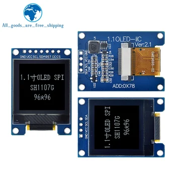 TZT 1,1-дюймовый OLED-Дисплей 96 × 96 ЖК-модуль Интерфейс SPI SH1107 4PIN /7PIN ЖК-дисплей 1,1 