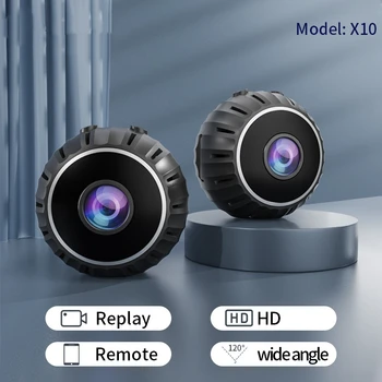 X10 Мониторинг Беспроводной Удаленной WiFi Камеры Монитор Домашней Внутренней HD Камеры Ночного Видения HD 1080P Беспроводная DV Камера Для Офисного Автомобиля