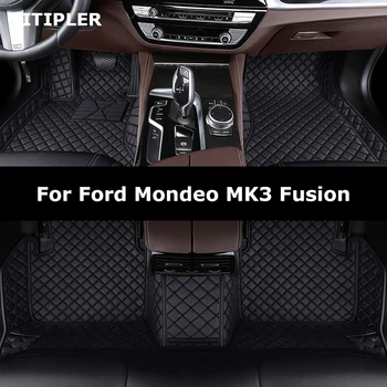 Автомобильные коврики TITIPLER на заказ для Ford Mondeo MK3 Fusion 2000-2006 годов выпуска, автомобильные ковры для ног, аксессуары Coche