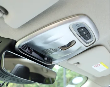 Накладка передних задних ламп для чтения для Volvo XC40 XC 40 2019 2020 Декоративная рамка внутренней лампы для чтения из АБС-пластика из углеродного волокна