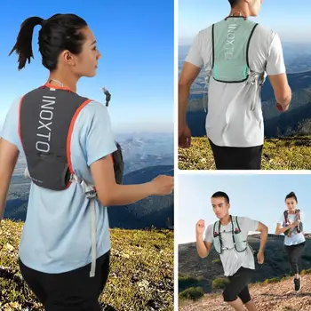 Рюкзак для бега INOXTO 170 г /5 л, Высокоэластичный дышащий нейлоновый мешок для воды большой емкости для пеших прогулок, беговых видов спорта