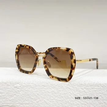 Роскошные солнцезащитные очки cat's eye, Женские брендовые дизайнерские Т-образные негабаритные квадратные очки, женские солнцезащитные очки в большой оправе