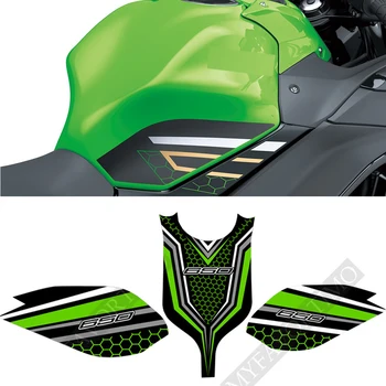 2019 2020 2021 Для Kawasaki Ninja 650 Протектор Накладка на бак Наклейки Набор Деколей Эмблема на коленях Значок Защита Обтекателя Логотипа 2018