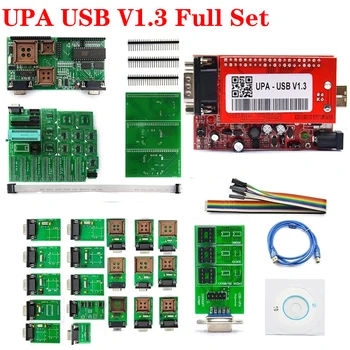V1.3 UPA USB Programmer Tool Полные Адаптеры Последовательный Основной Блок TMS NEC Универсальный Соединитель-Перемычка Кабель Eeprom Настройка Чипа ECU